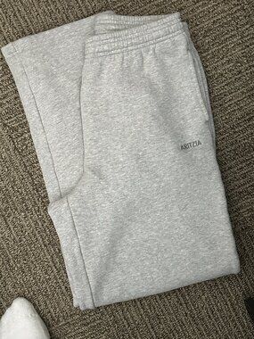 aritzia balloon sweatpants heather gray S